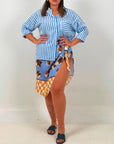 CURVY Gonna pareo FIORI
