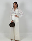 Cordset LOKA - Completo camicia in pizzo e pantalone
