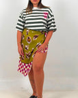 CURVY Gonna pareo FIORI
