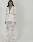 Saldo Tailleur WHITY in pizzo sartoriale
