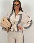 Tuta KARIM - Completo felpa con zip e pantalone