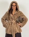 Pelliccia SISSY - Eco pelliccia modello accappatoio