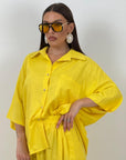 Cordset JOSEPHINE - Completo camicia e pantalone 55%lino e 45%cotone
