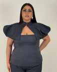 CURVY Cordset PAPY - completo blusa e pantalone