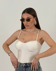 Body MILA - body con coppa preformata