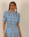 Abito AZZURRINA - abito longuette in pizzo COLLEZIONE CHIC