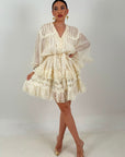 Abito LELLA - abito corto con trasparenze e pizzo COLLEZIONE CHIC