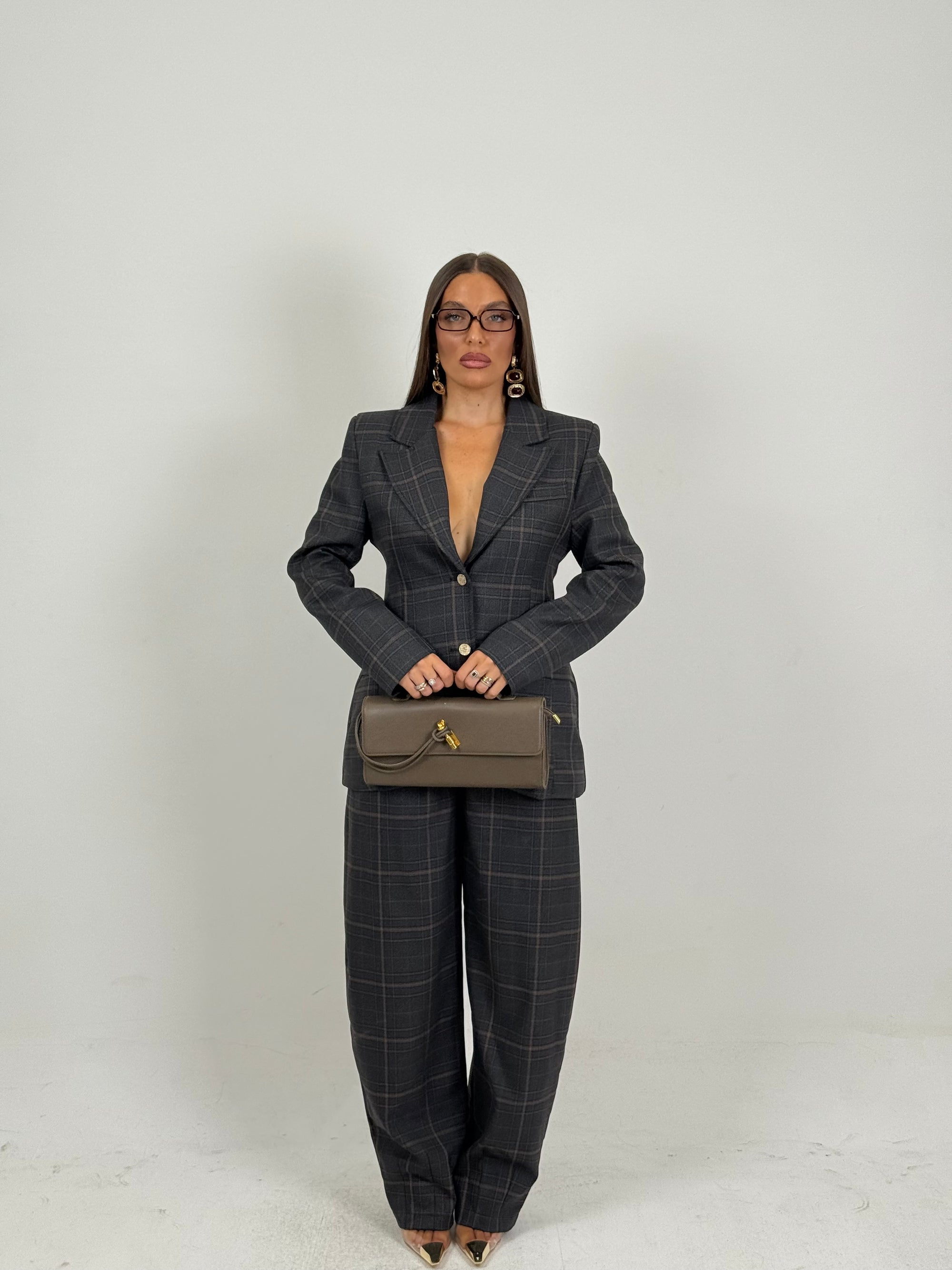 Tailleur LUMINA - giacca e pantalone principe di Galles