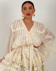 Abito LELLA - abito corto con trasparenze e pizzo COLLEZIONE CHIC