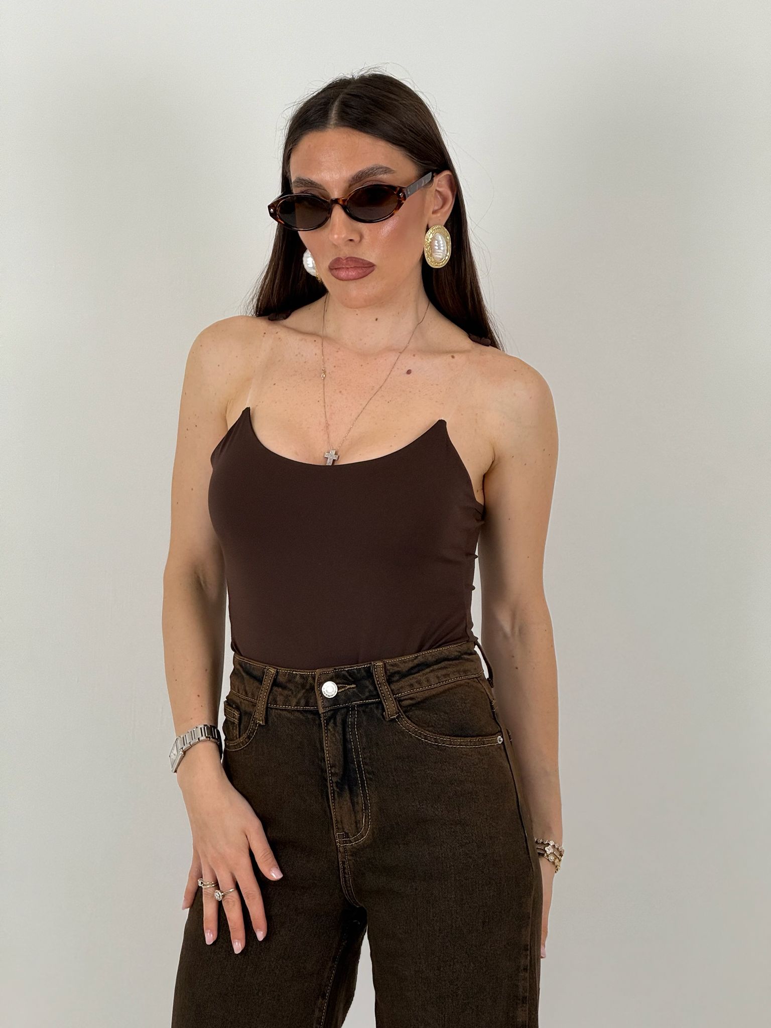 SALDO Top KITTY - Top con bretella invisibile