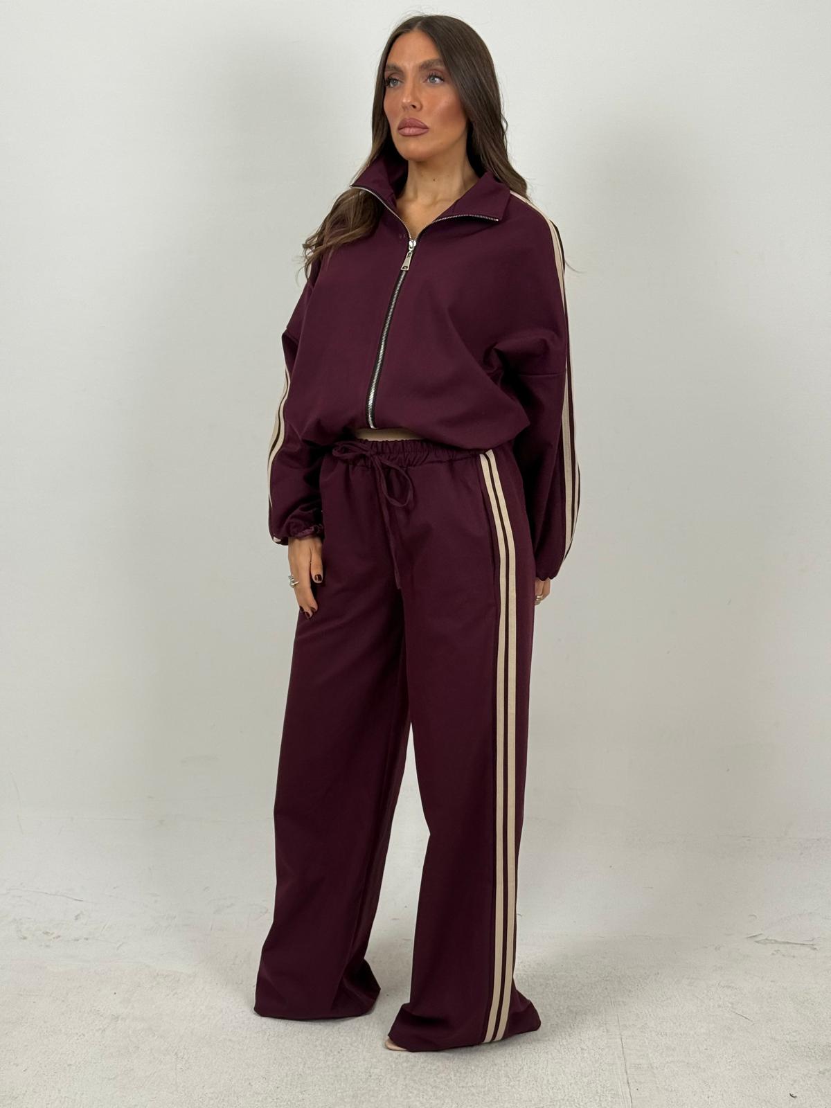 Tuta BEATRICE - Completo felpa con zip e pantalone