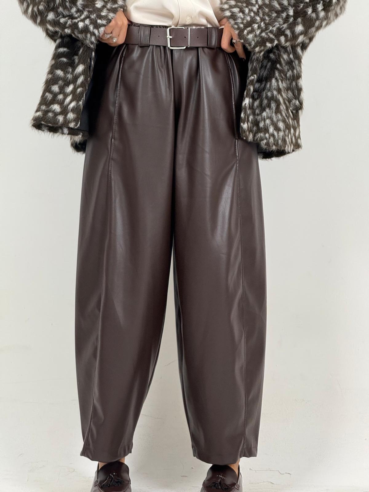 Pantalone ecopelle PRIYA