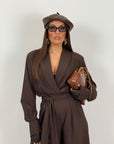 Tailleur BENNY - Completo giacca con cintura e pantalone