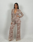 Tailleur IDA - Completo giacca e pantalone interamente in pizzo
