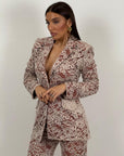Tailleur IDA - Completo giacca e pantalone interamente in pizzo