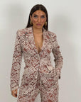 Tailleur IDA - Completo giacca e pantalone interamente in pizzo