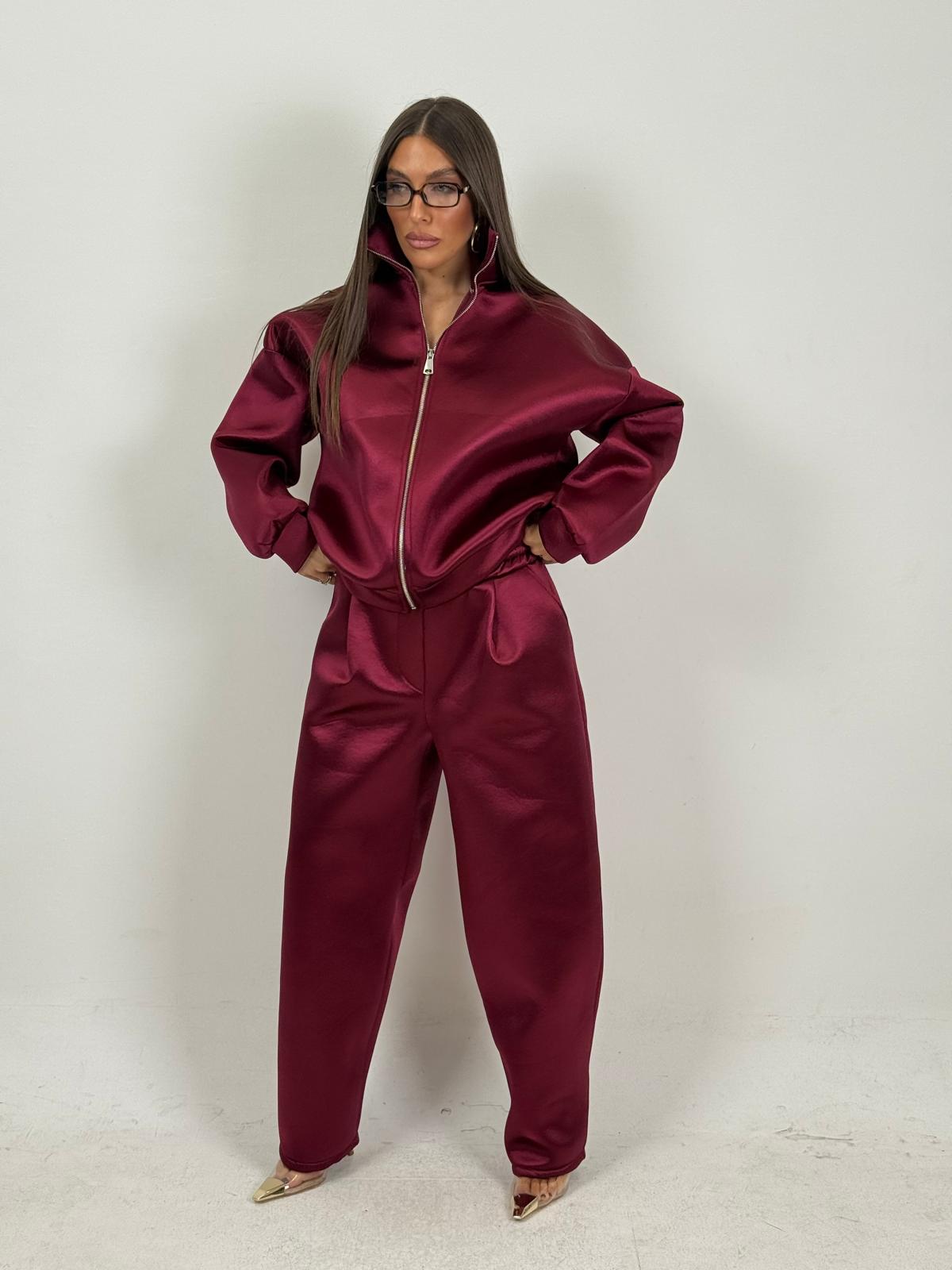 Tuta CAMY - Tuta composta da felpa con zip e pantalone