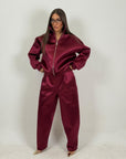 Tuta CAMY - Tuta composta da felpa con zip e pantalone