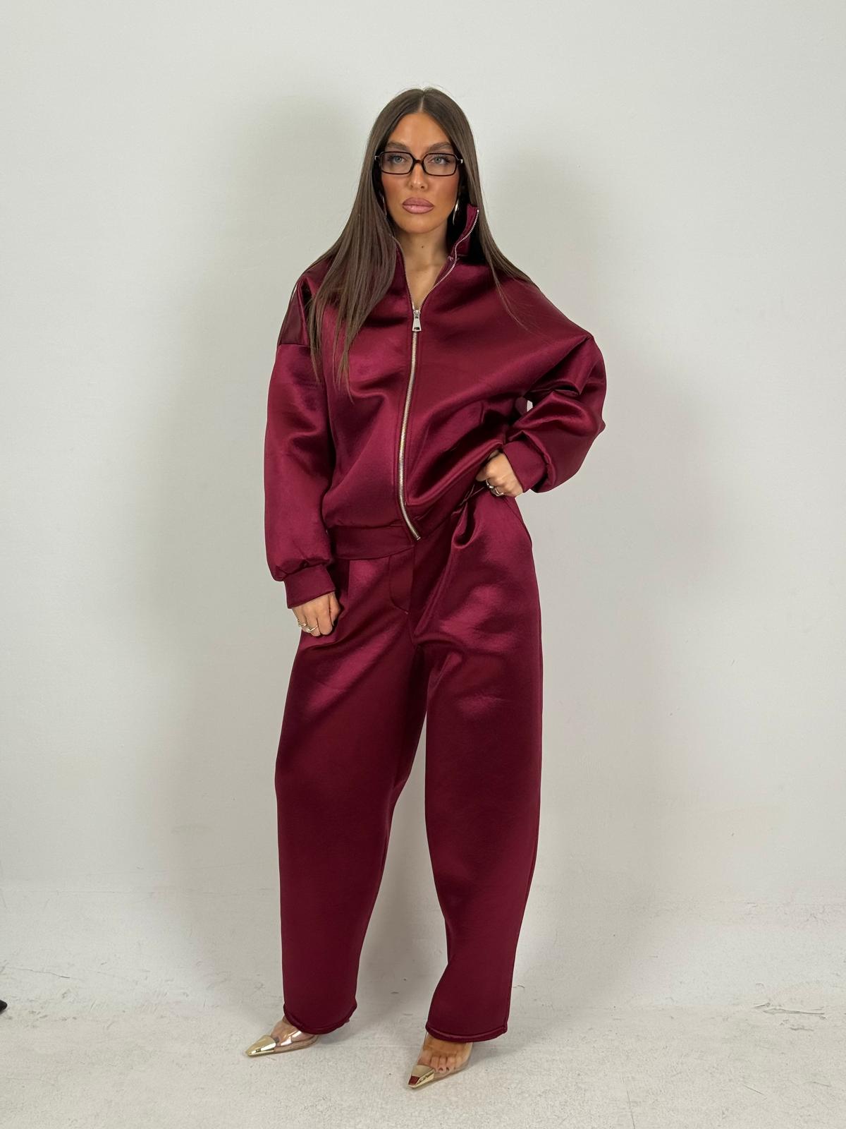 Tuta CAMY - Tuta composta da felpa con zip e pantalone
