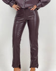 Pantalone VANESSA in ecopelle