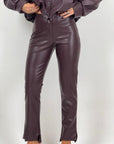Pantalone VANESSA in ecopelle