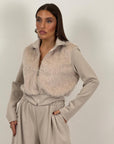 Tuta ALBERTINA - Completo felpa con zip e pantalone