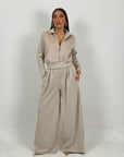 Tuta ALBERTINA - Completo felpa con zip e pantalone