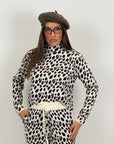 Tuta DALMATA - Completo blusa collo alto e pantalone