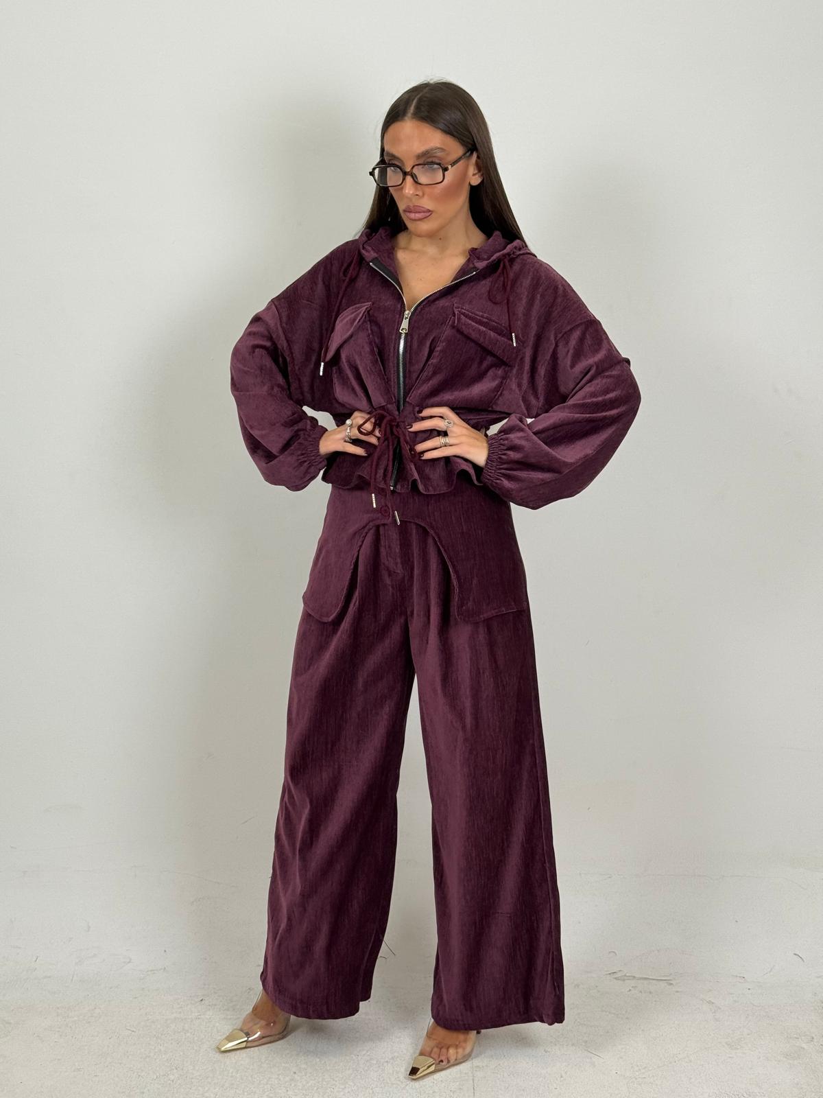 Tuta COLLEEN - Completo felpa con zip e pantalone