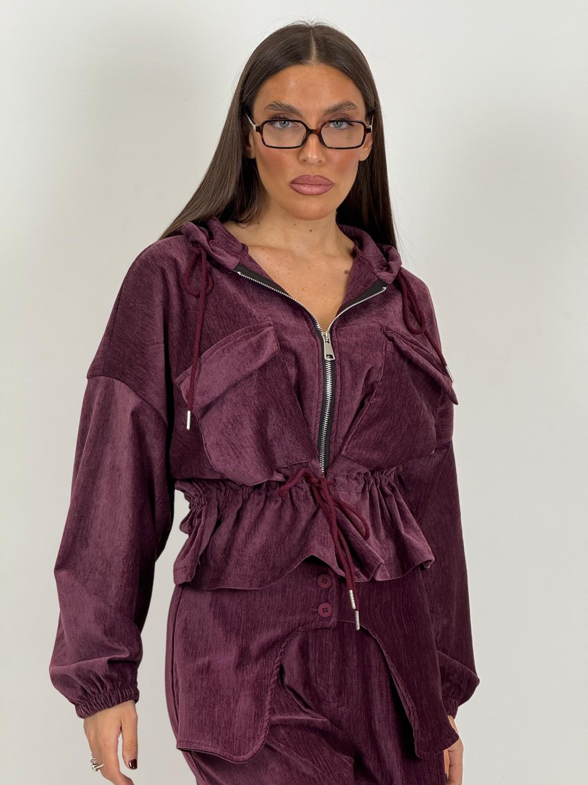 Tuta COLLEEN - Completo felpa con zip e pantalone