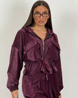 Tuta COLLEEN - Completo felpa con zip e pantalone
