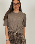 Maglia FAY con Swarovski