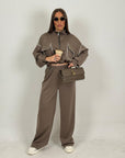 Tuta PIPER - Completo blusa corta e pantalone
