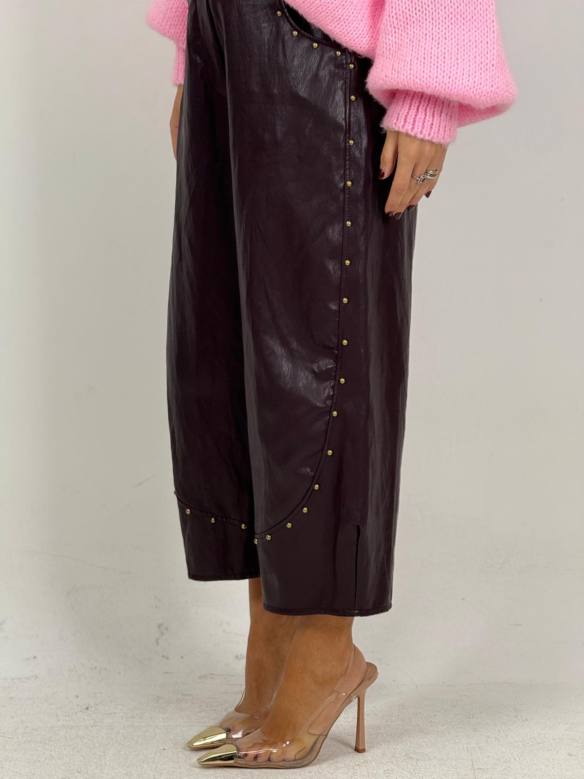 Pantalone MALIKA in ecopelle