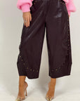 Pantalone MALIKA in ecopelle