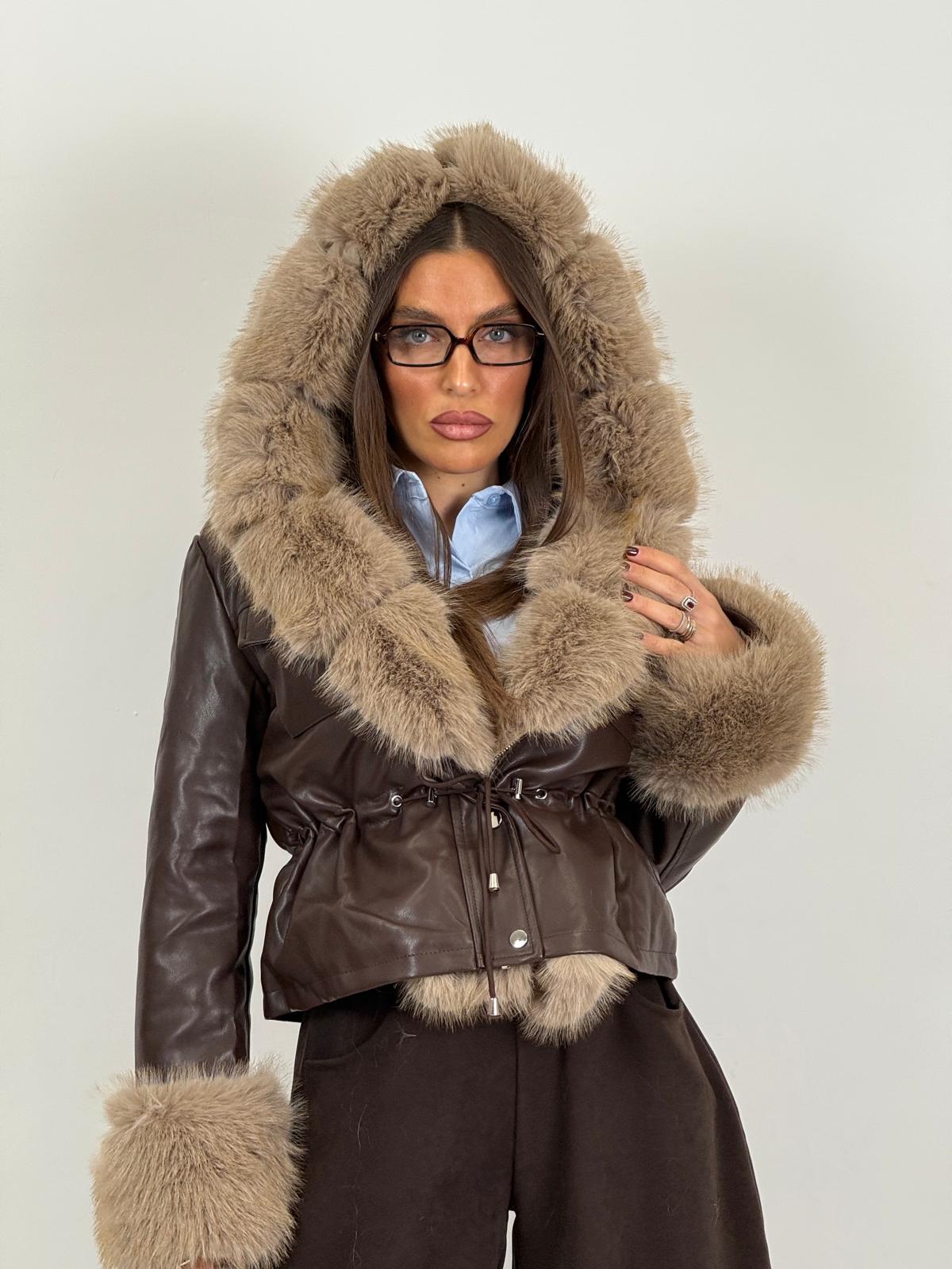 Giacca ELSA con ecopelliccia
