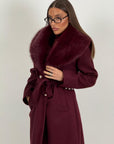 Cappotto GIOVY con pelliccia