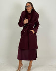 Cappotto GIOVY con pelliccia