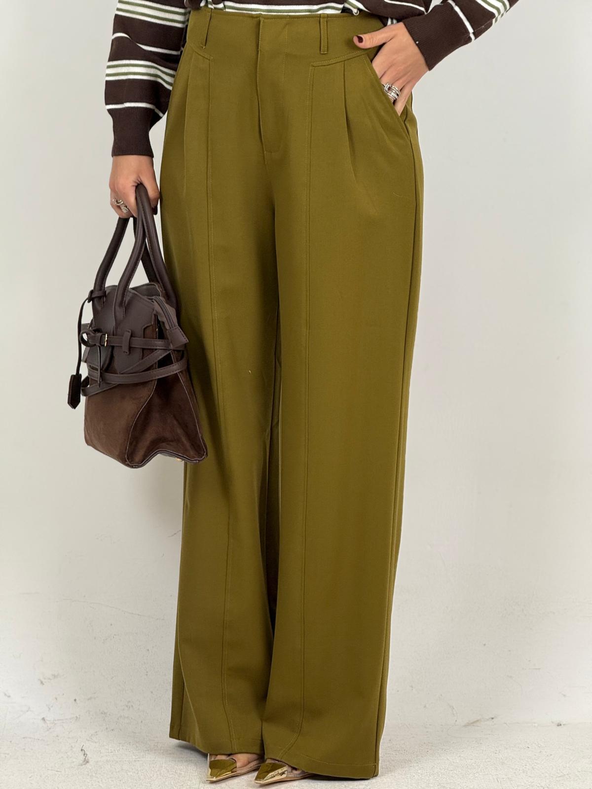 Pantalone lumina verde