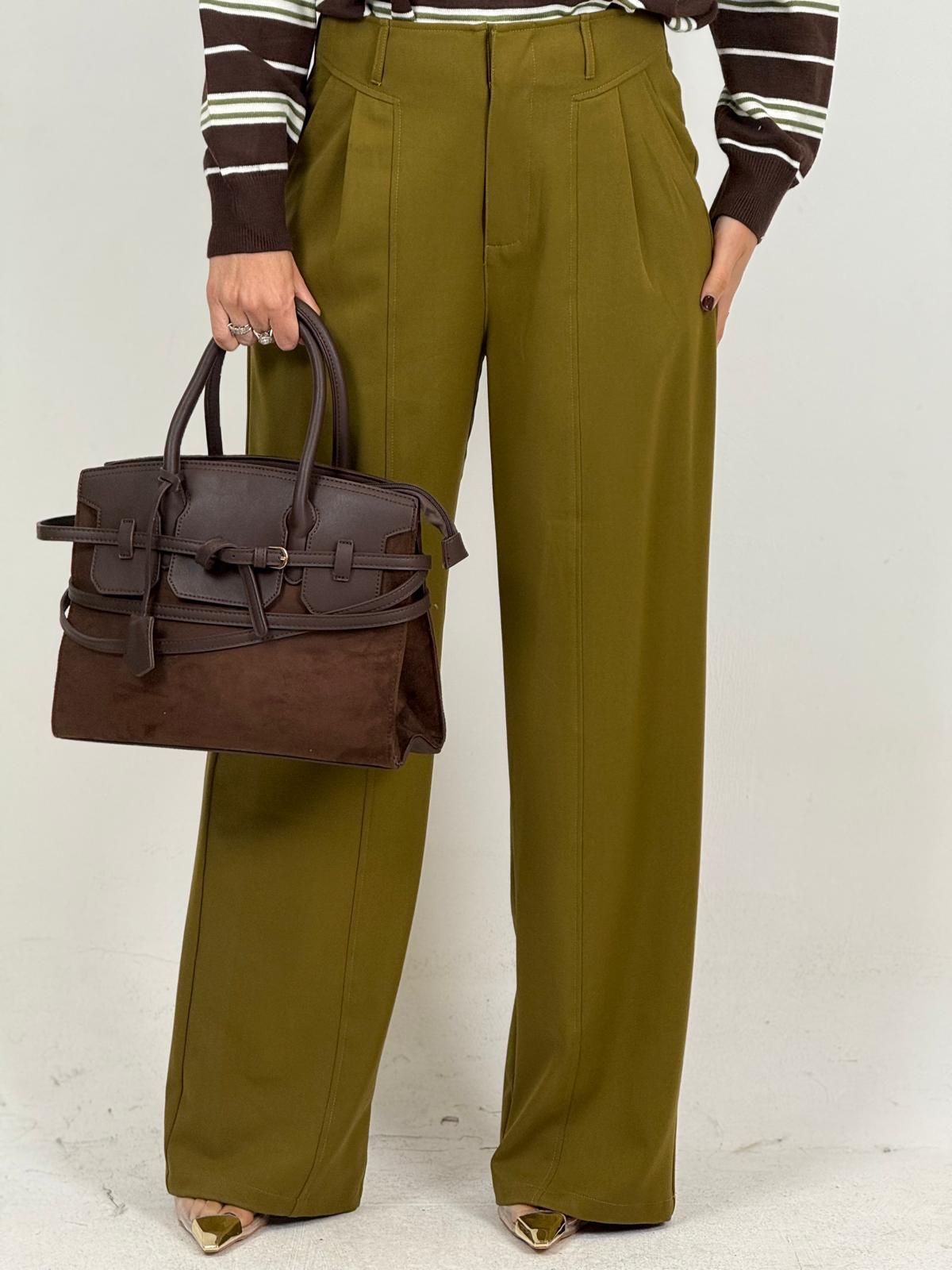 Pantalone lumina verde