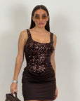 Abito CHICCA corto con paillettes