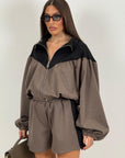 Tuta GRETA - Completo felpa e pantaloncino
