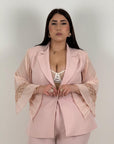 CURVY Tailleur LOLA - Completo giacca bottone unico e pantalone