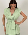 Tailleur GRAZIA - Completo giacca e pantalone in pizzo