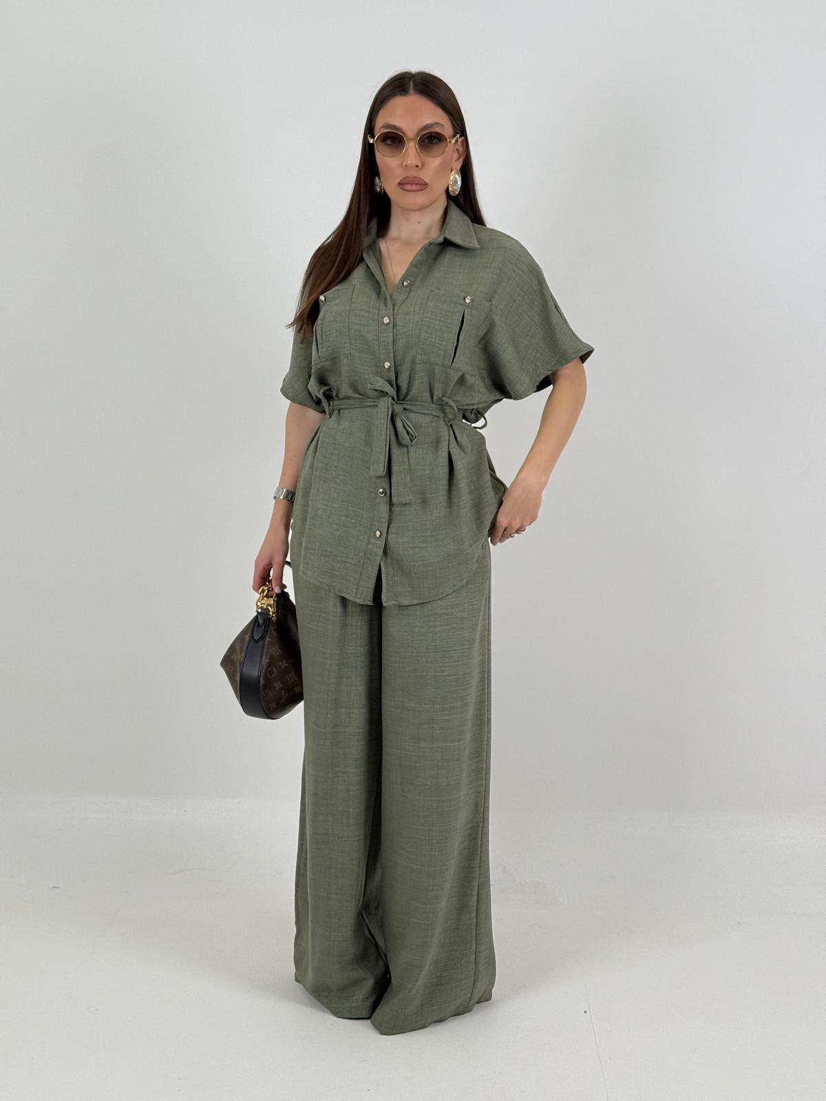 Cordset BAMBI - Completo camicia manica corta con cintura e pantalone