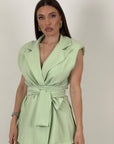 Tailleur GRAZIA - Completo giacca e pantalone in pizzo