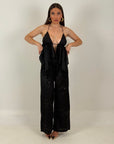 CORDSET MARIA - completo composto da top e pantalone in paillettes