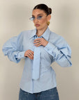 Camicia JUST WEST con cravatta