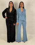 CURVY Tuta MELEK - Tuta intera sartoriale con Swarovski