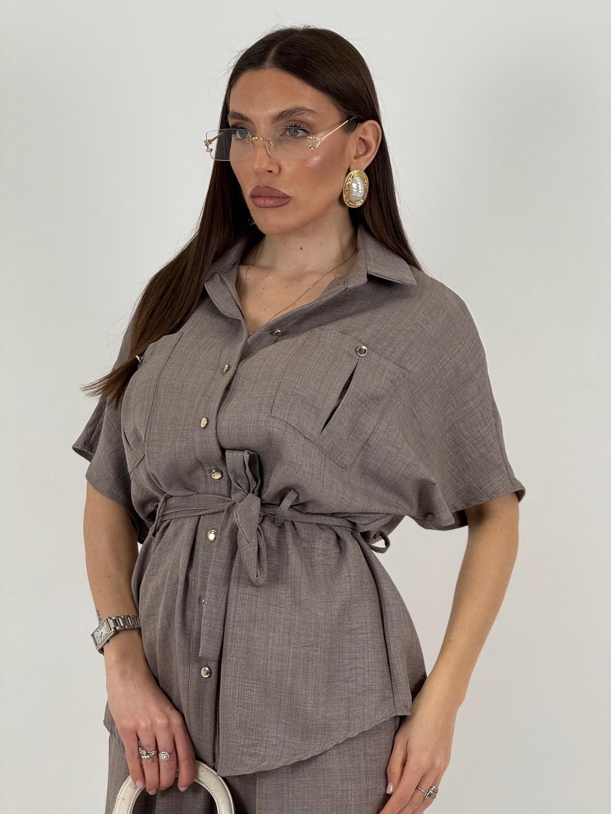 Cordset BAMBI - Completo camicia manica corta con cintura e pantalone
